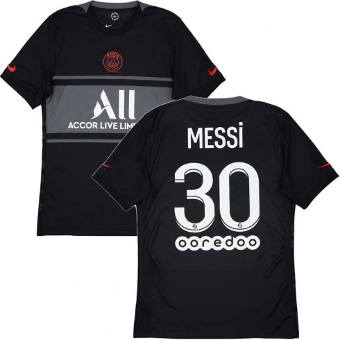 2021-22 Mens Paris Saint Germain Third Shirt Messi #30